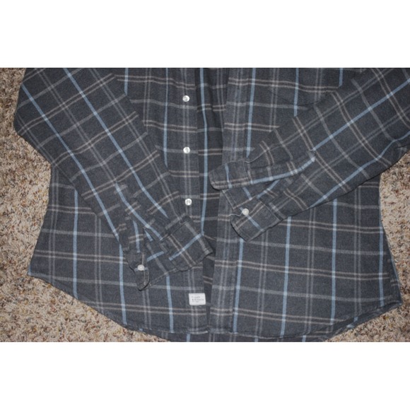 Frank & Eileen Shirley Plaid Button Down Shirt Womens M Oversized Cotton - Picture 3 of 7